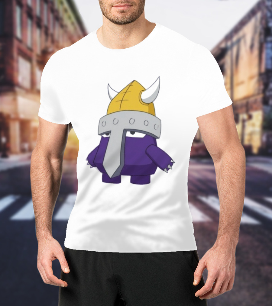Minnesota Vikings Pokemon Mashup Viking Helmet T-Shirt