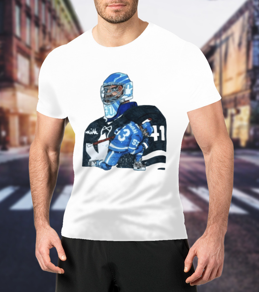 Cowan 53 Toronto Hockey Game 2 BrianBeLeafs Goalie Art 41 T-Shirt