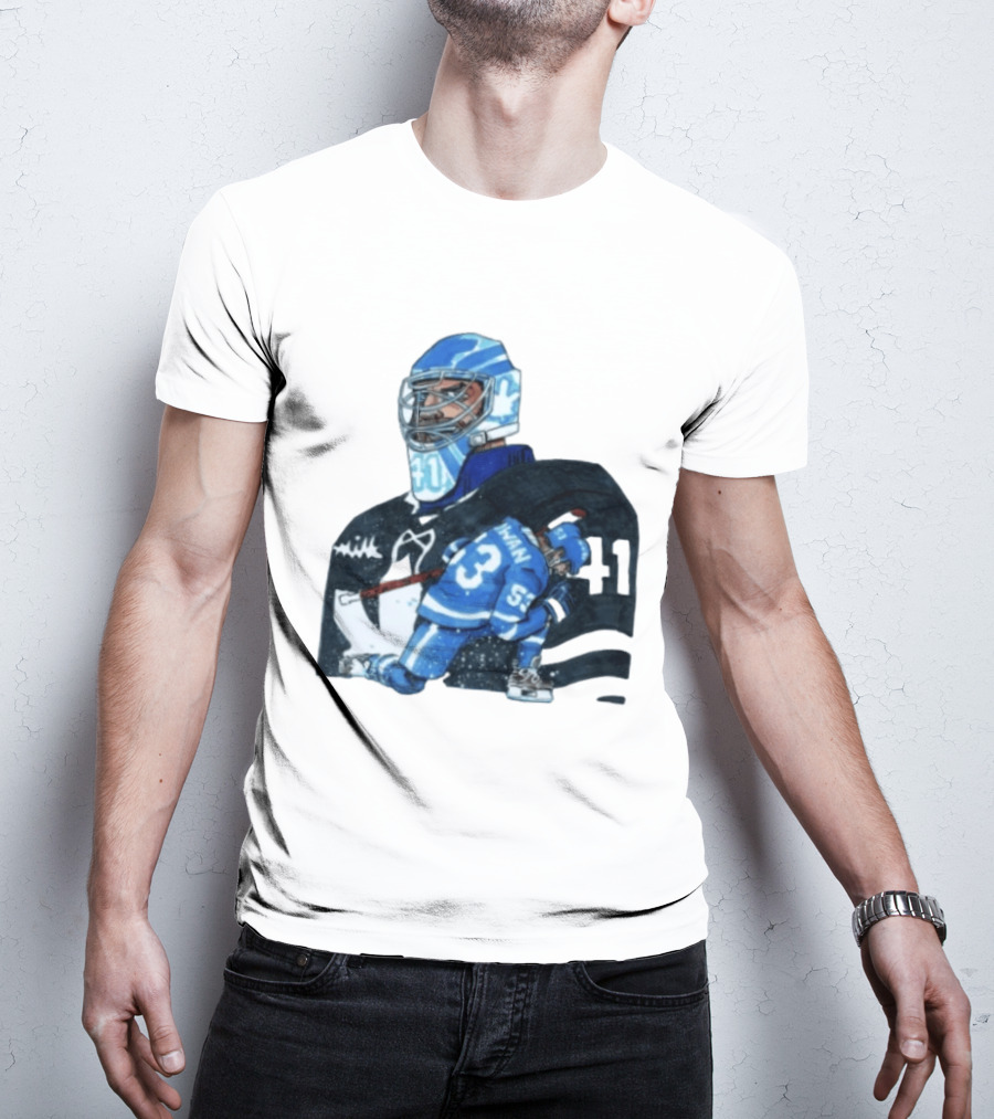 Cowan 53 Toronto Hockey Game 2 BrianBeLeafs Goalie Art 41 T-Shirt