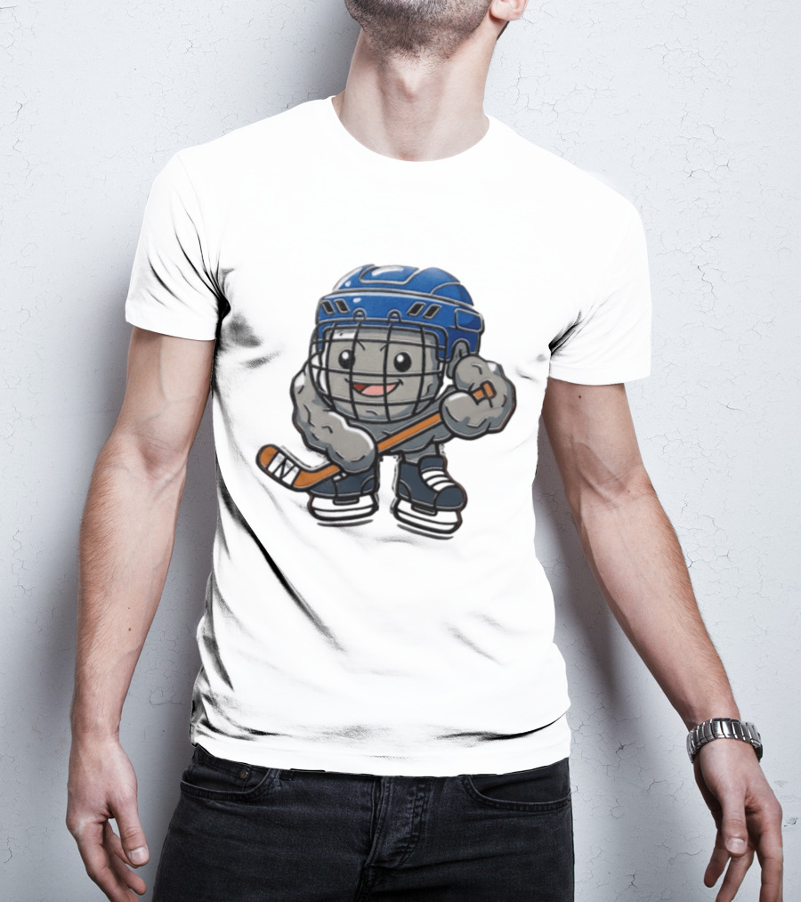 Stonjourner St Louis Blues NHL Pokemon Cartoon Hockey Player T-Shirt