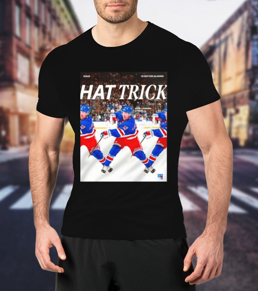 Alexis Lafrenière Hat Trick NY Rangers Vs New York Islanders 10.06.23 Forward T-Shirt