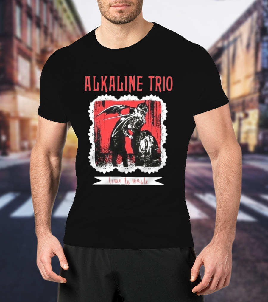 Alkaline Trio Time To Waste Punk Rock Band Album T-Shirt