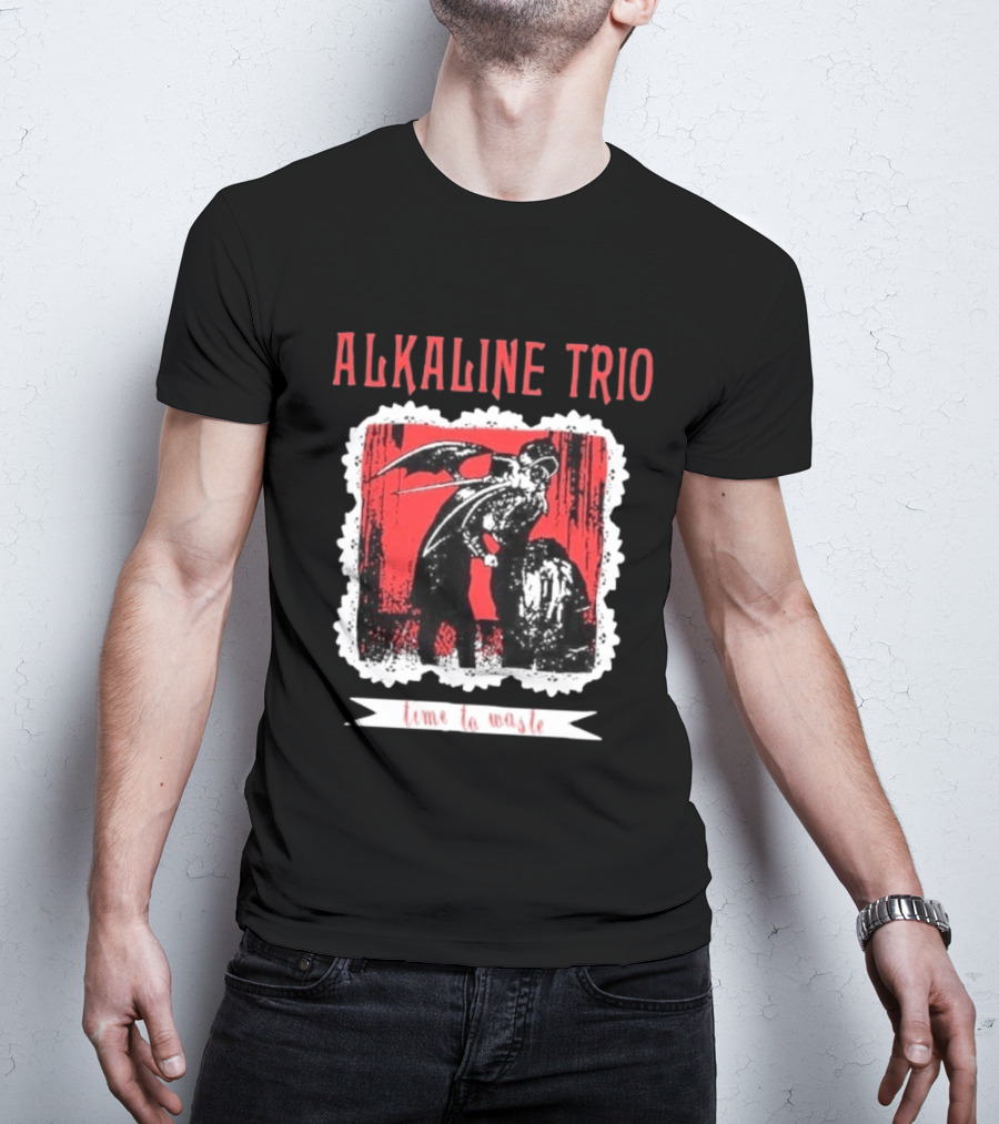 Alkaline Trio Time To Waste Punk Rock Band Album T-Shirt