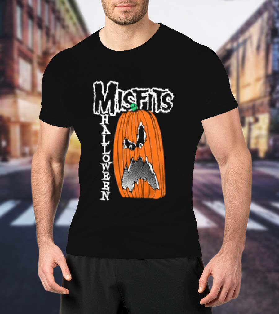 Misfits Halloween Pumpkin Punk Rock T-Shirt