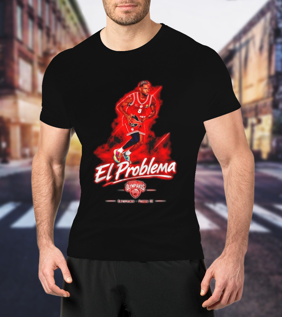 Nigel Williams Goss Olympiakos Euroleague El Problema Basketball 8 T-Shirt