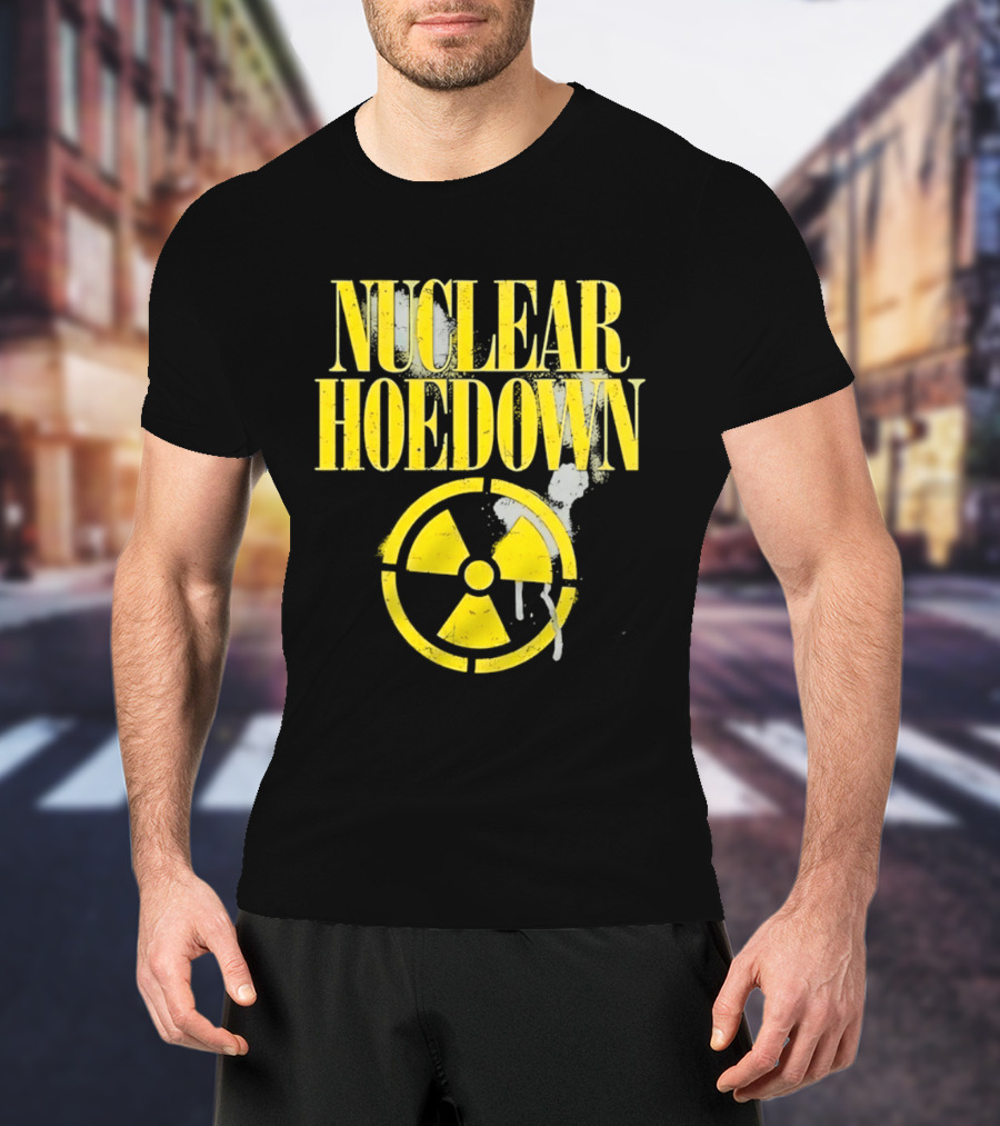 Nuclear Hoedown Distressed Radioactive T-Shirt
