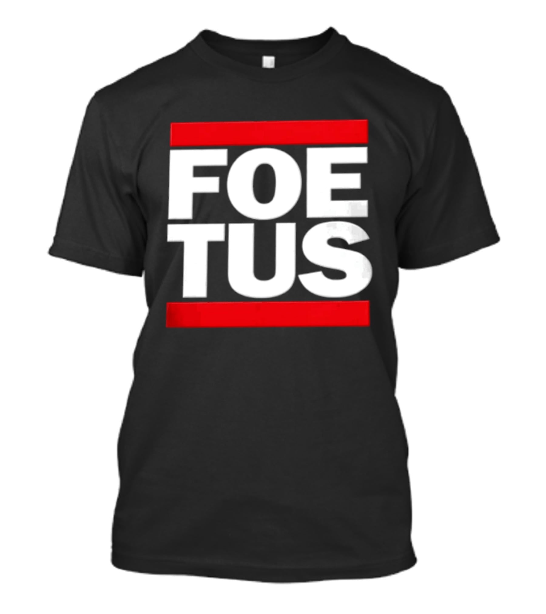 Foetus White Letters With Red Bars T-Shirt