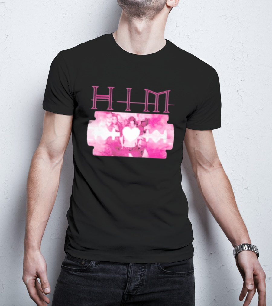 HIM Band Heartagram Razorblade Romance Ville Valo T-Shirt