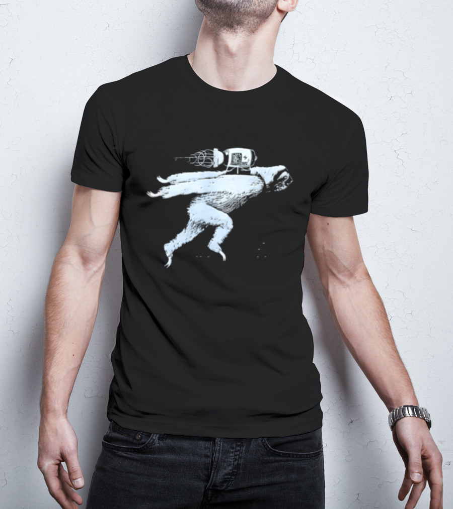 Sloth Flying With Rocket Jetpack Adventure T-Shirt