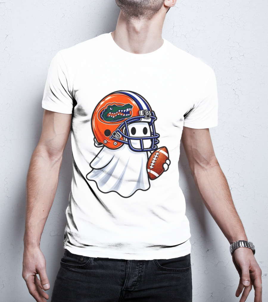 Florida Gators Football Ghost Halloween Fan Gear T-Shirt