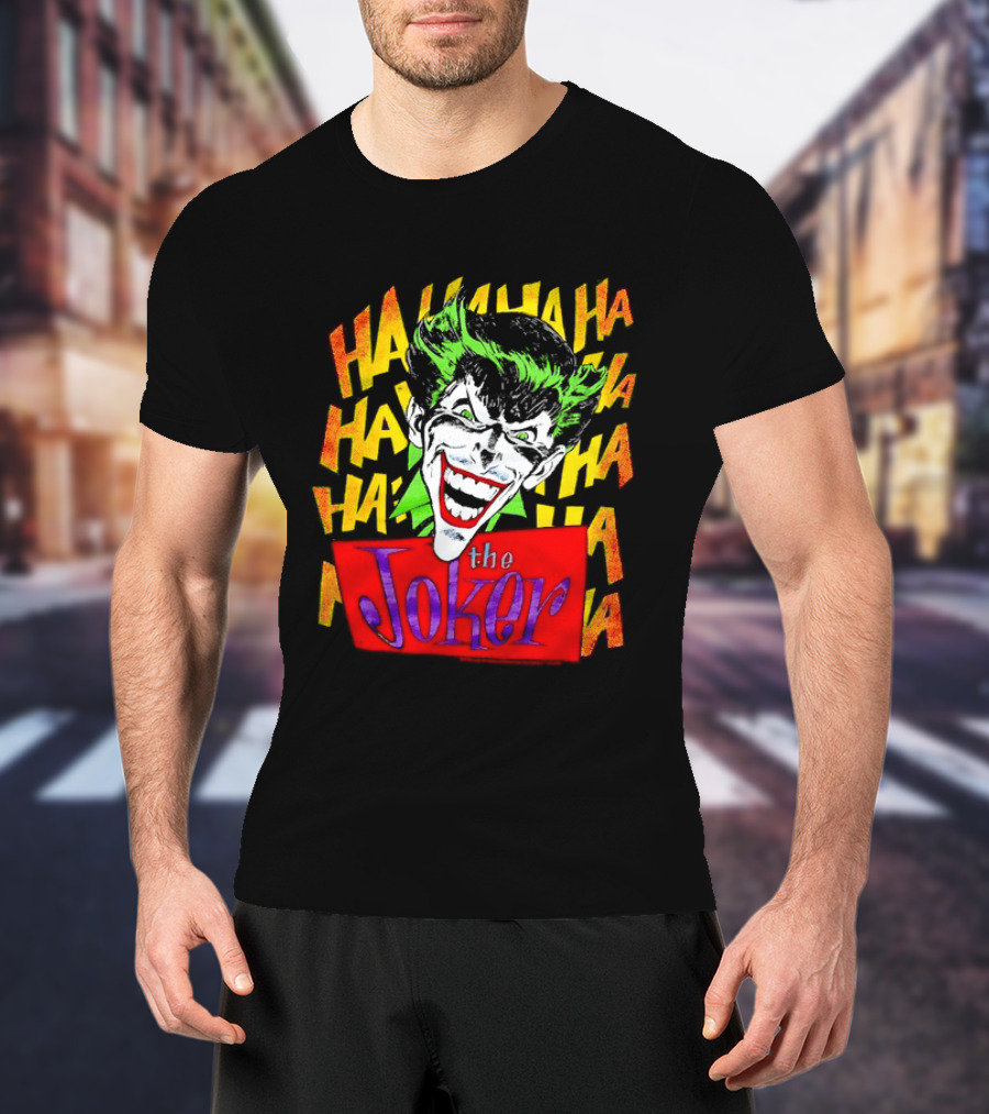 The Joker Ha Ha Ha Comic Laughing Face T-Shirt
