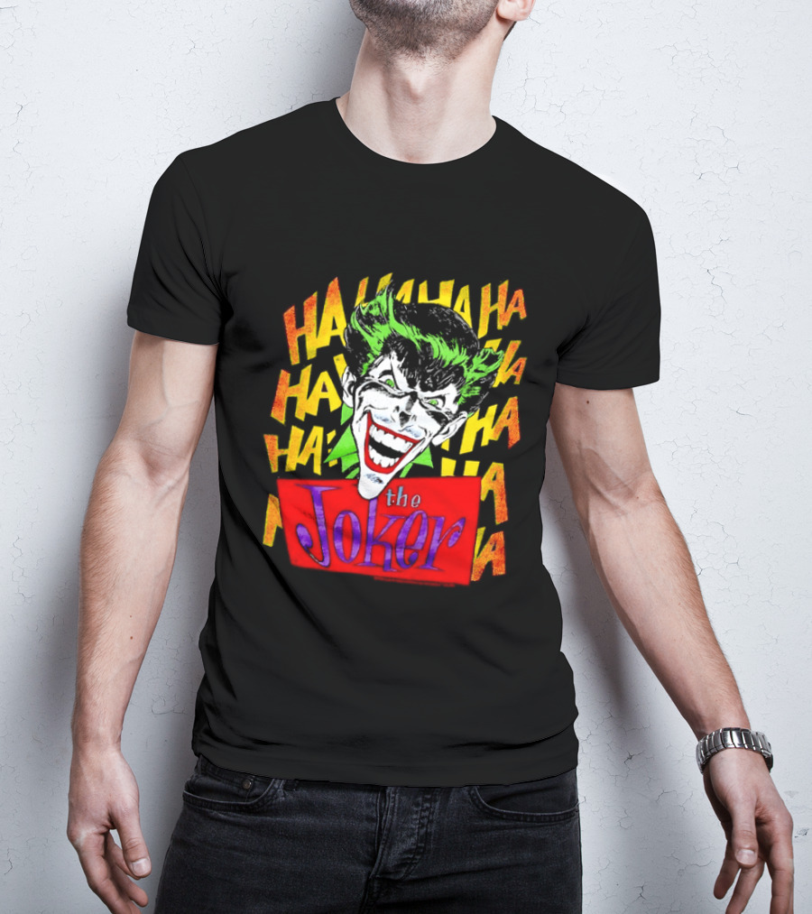 The Joker Ha Ha Ha Comic Laughing Face T-Shirt