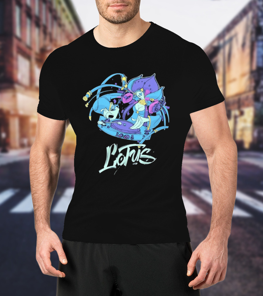 Lotus DJ Warframe Sci Fi Gaming T-Shirt
