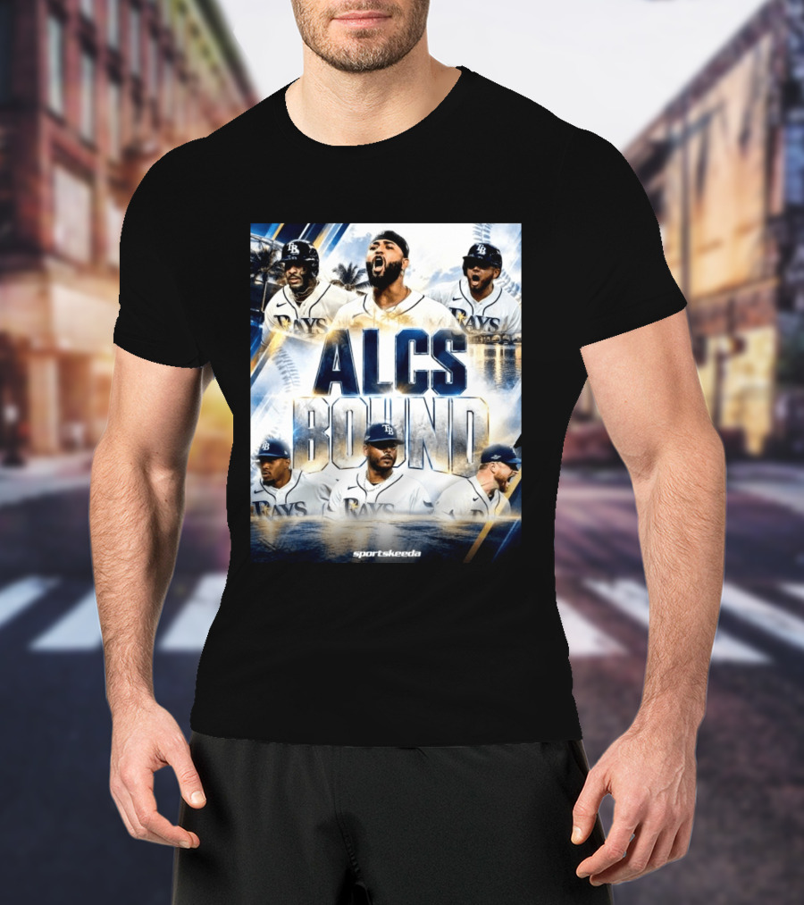 Tampa Bay Rays ALCS Bound Third Time Franchise History T-Shirt