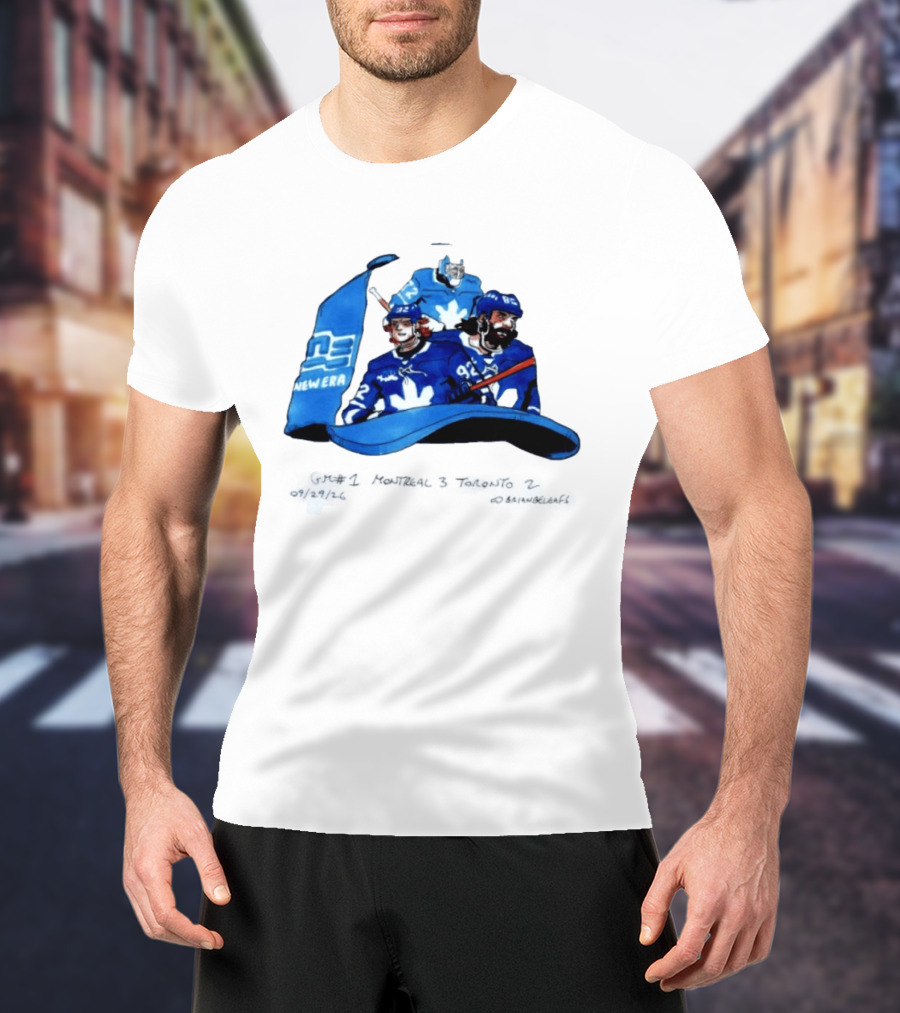 Montreal Vs Toronto Game 1 Hockey NHL New Era T-Shirt