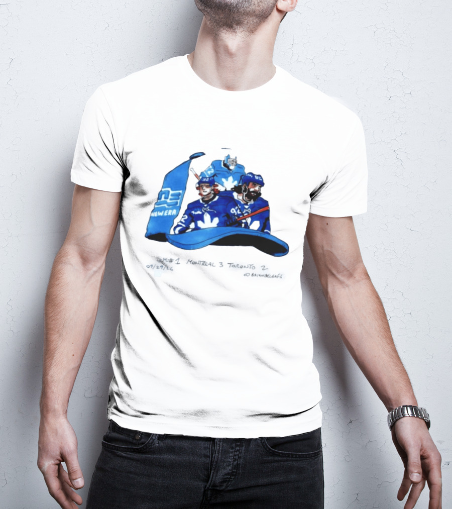 Montreal Vs Toronto Game 1 Hockey NHL New Era T-Shirt