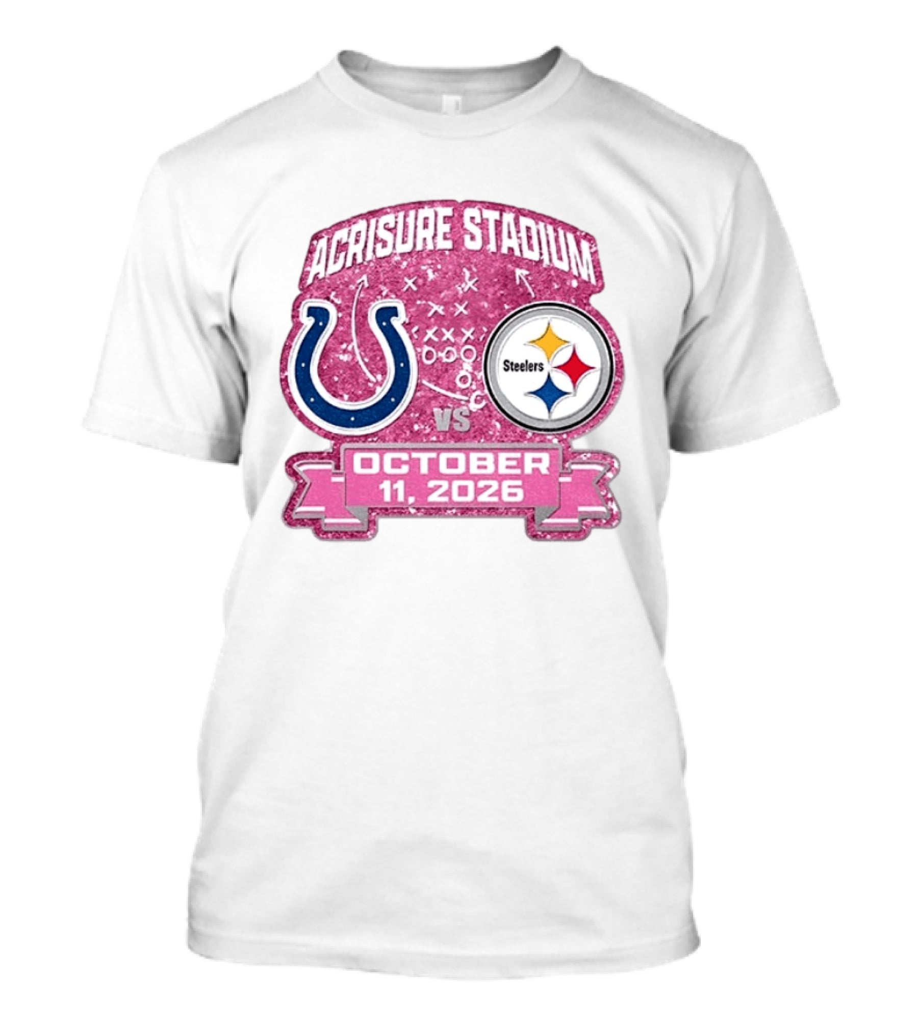 Acrisure Stadium Pittsburgh Steelers Vs Indianapolis Colts October 11 2026 T-Shirt