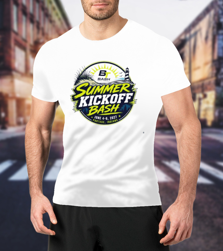 Portage Indiana Summer Kickoff Bash ET Bash Softball Event T-Shirt