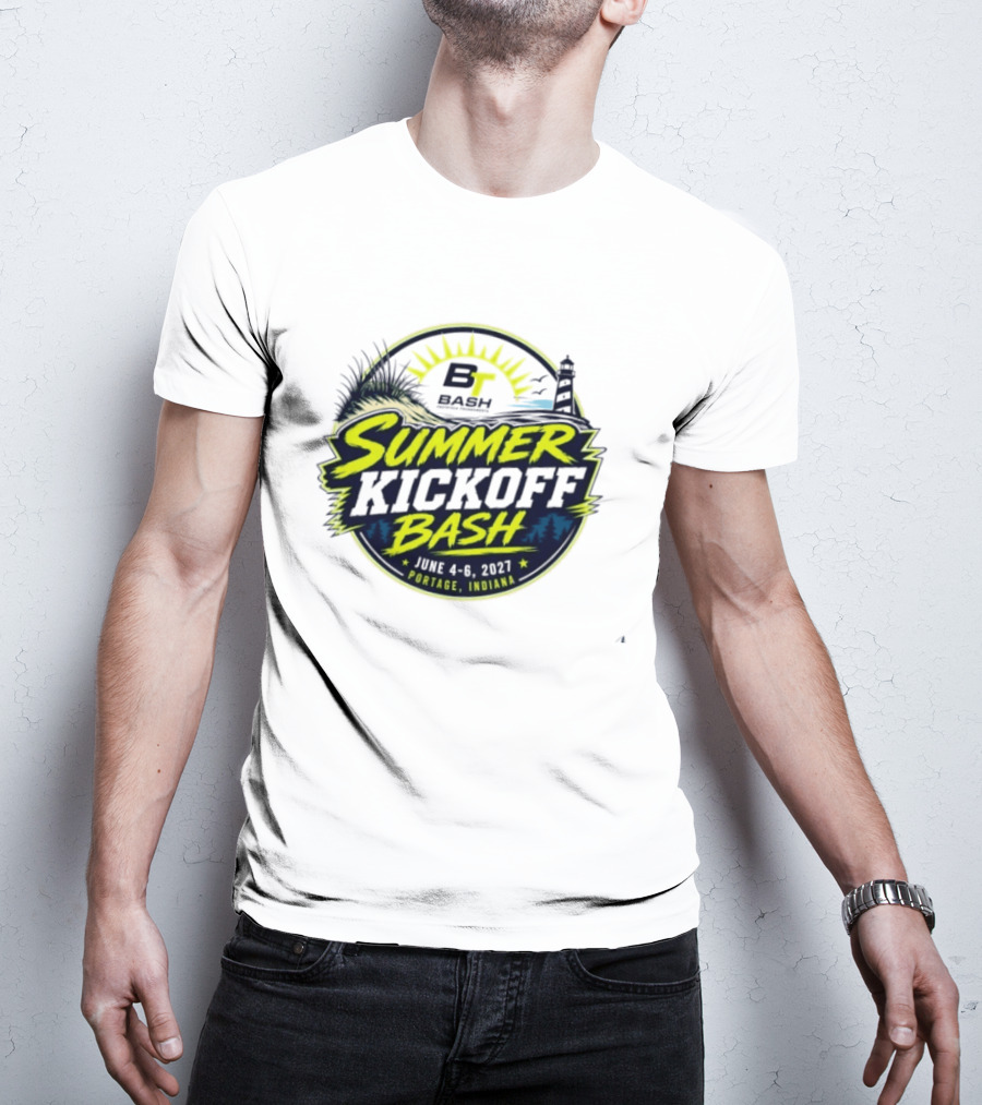 Portage Indiana Summer Kickoff Bash ET Bash Softball Event T-Shirt