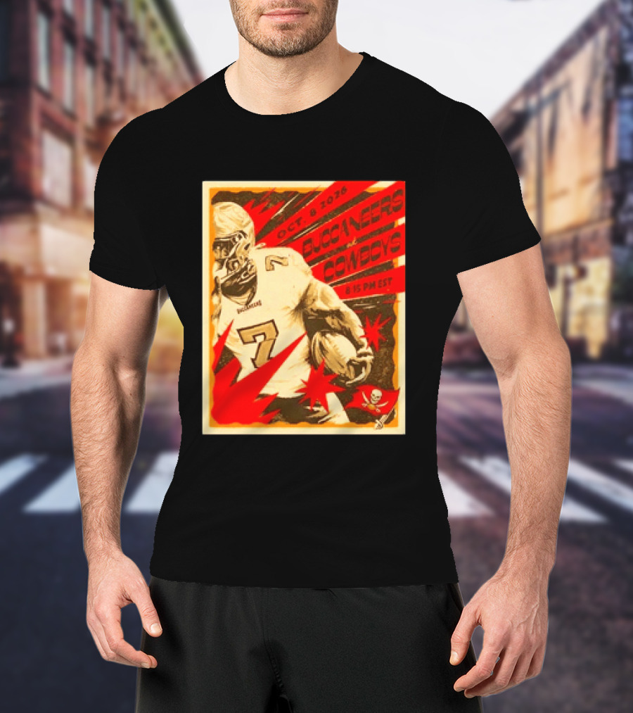 Buccaneers At Cowboys October 8 2026 8:15 PM EST T-Shirt