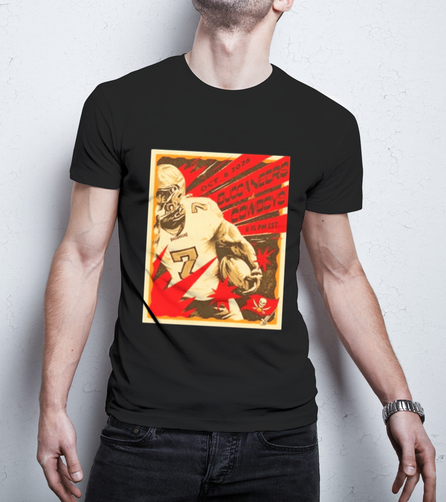 Buccaneers At Cowboys October 8 2026 8:15 PM EST T-Shirt