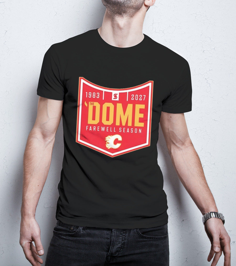 Calgary Flames The Dome Farewell Season 1983 2027 NHL Hockey T-Shirt