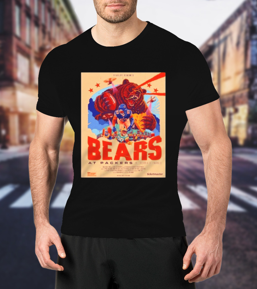 Rivalry Renewed Bears At Packers October 11 Noon CT Ticketmaster T-Shirt