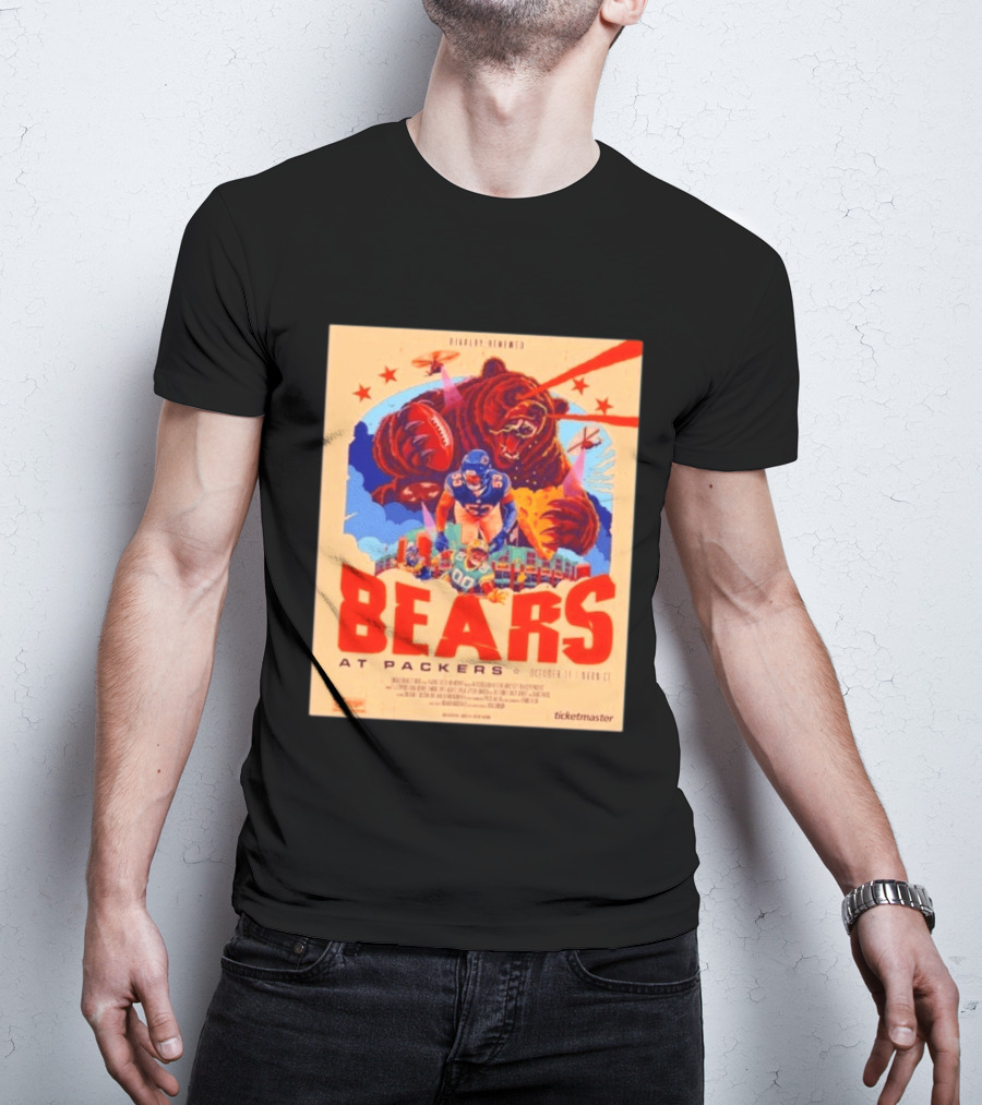 Rivalry Renewed Bears At Packers October 11 Noon CT Ticketmaster T-Shirt