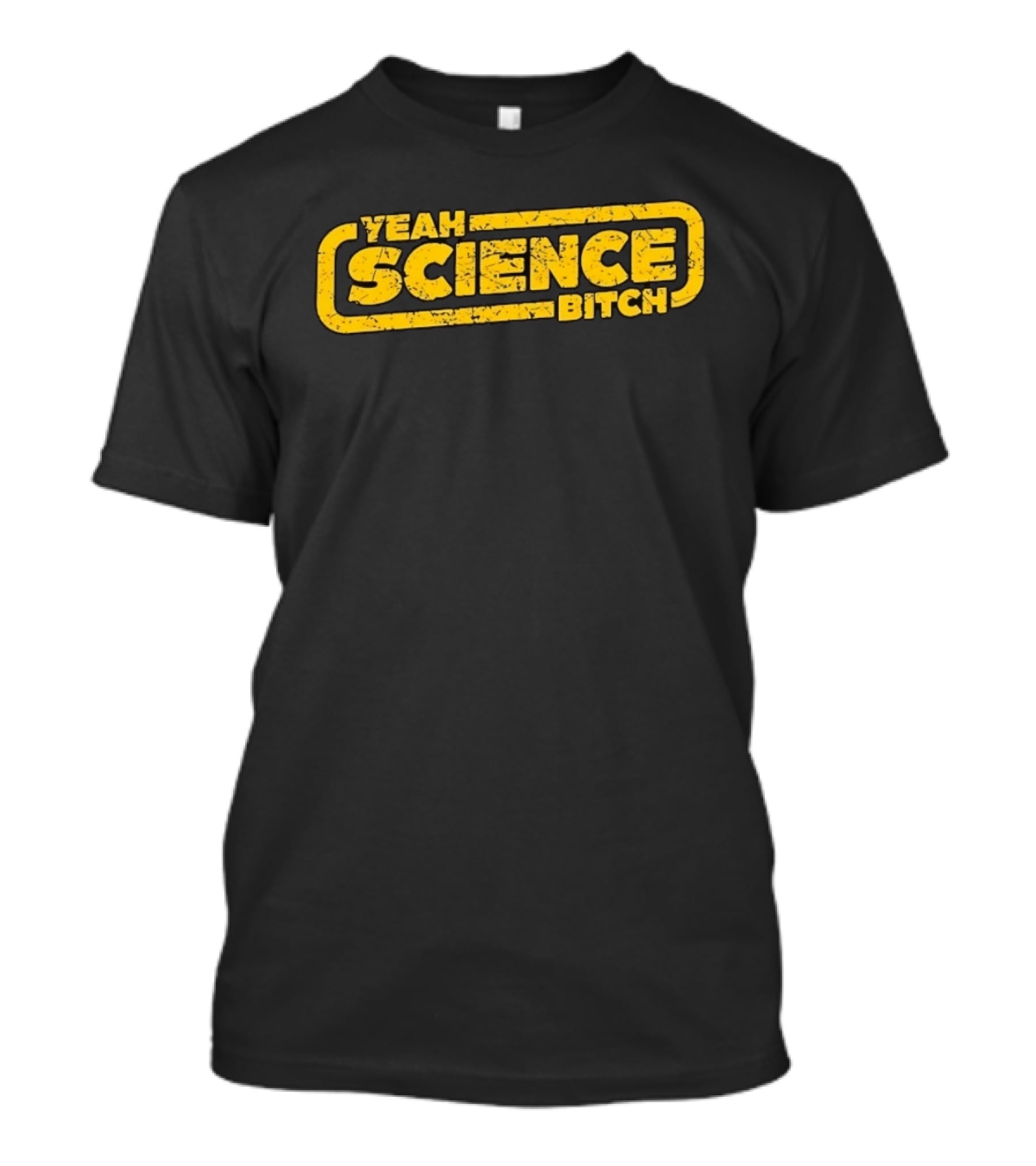 Yeah Science Bitch Distressed Breaking Bad Yellow T-Shirt