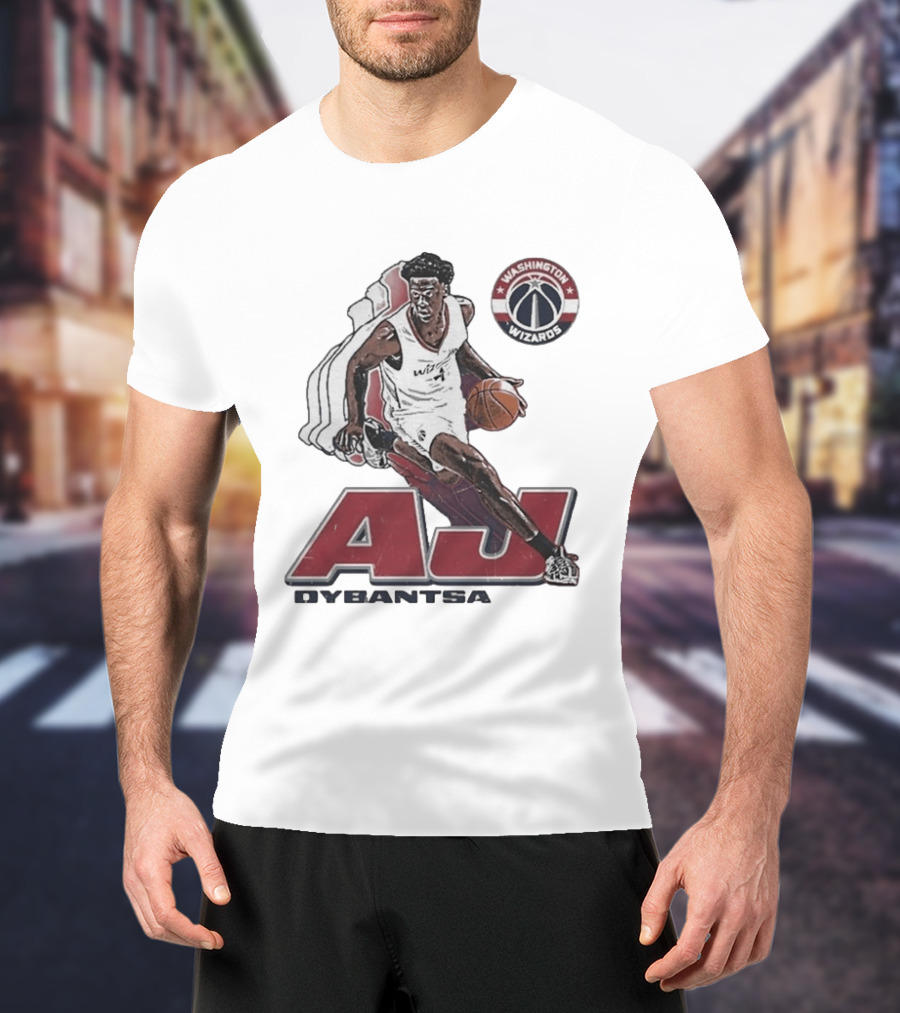 AJ Dybantsa Washington Wizards Basketball Star T-Shirt