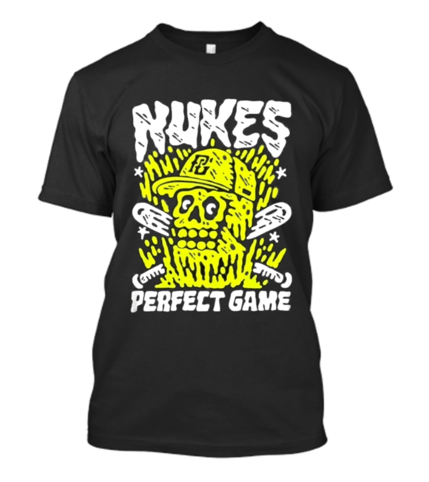 Nukes PC Skull Baseball Perfect Game T-Shirt