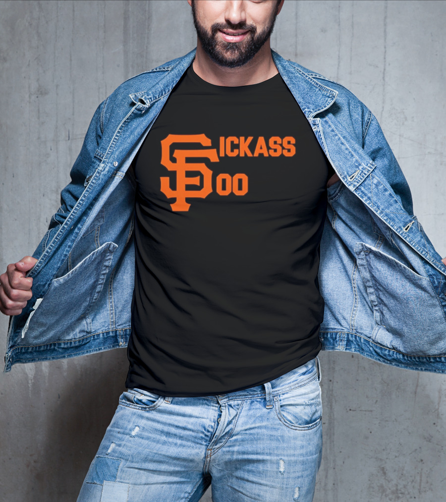 San Francisco Giants Sickass 00 MLB Baseball Team Sports Fan T-Shirt