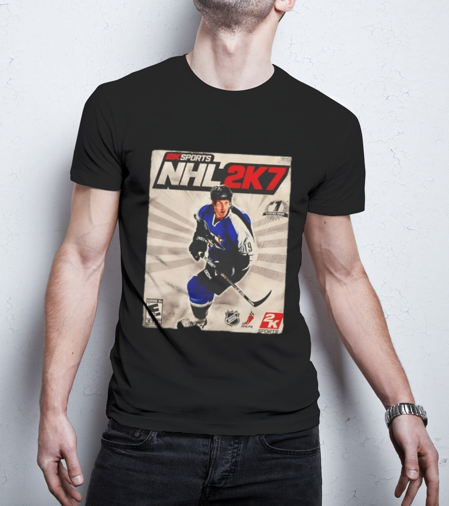 2K Sports NHL 2K7 Joe Thornton 19 Rated Number 1 NHL Game 2007 T-Shirt