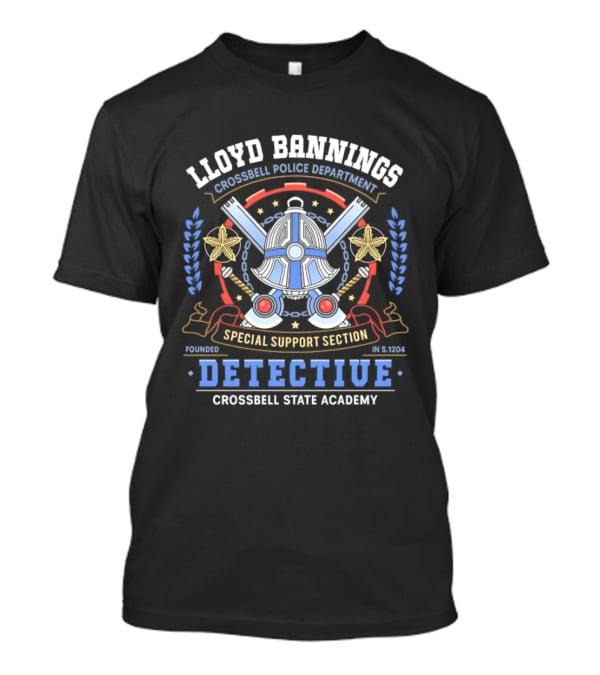 Lloyd Bannings Crossbell Police Department Special Support Section Detective Crossbell State Academy T-Shirt