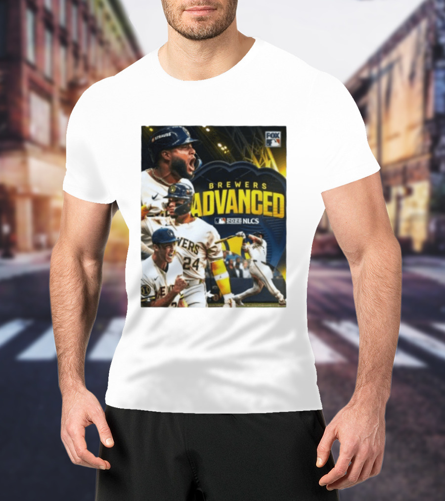 Brewers Advanced 2026 NLCS MLB Fox T-Shirt