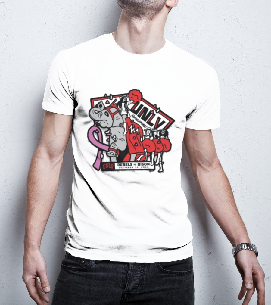 UNLV Rebels Vs Bison Homecoming October 10 2026 T-Shirt