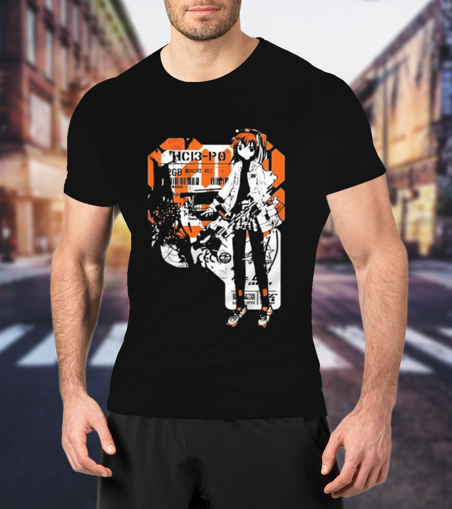 Adachi Rei HC3 PO 32GB Cybernetic Anime T-Shirt