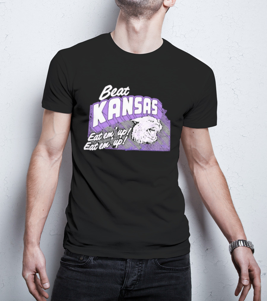 Beat Kansas Eat Em Up Eat Em Up Football Rivalry T-Shirt
