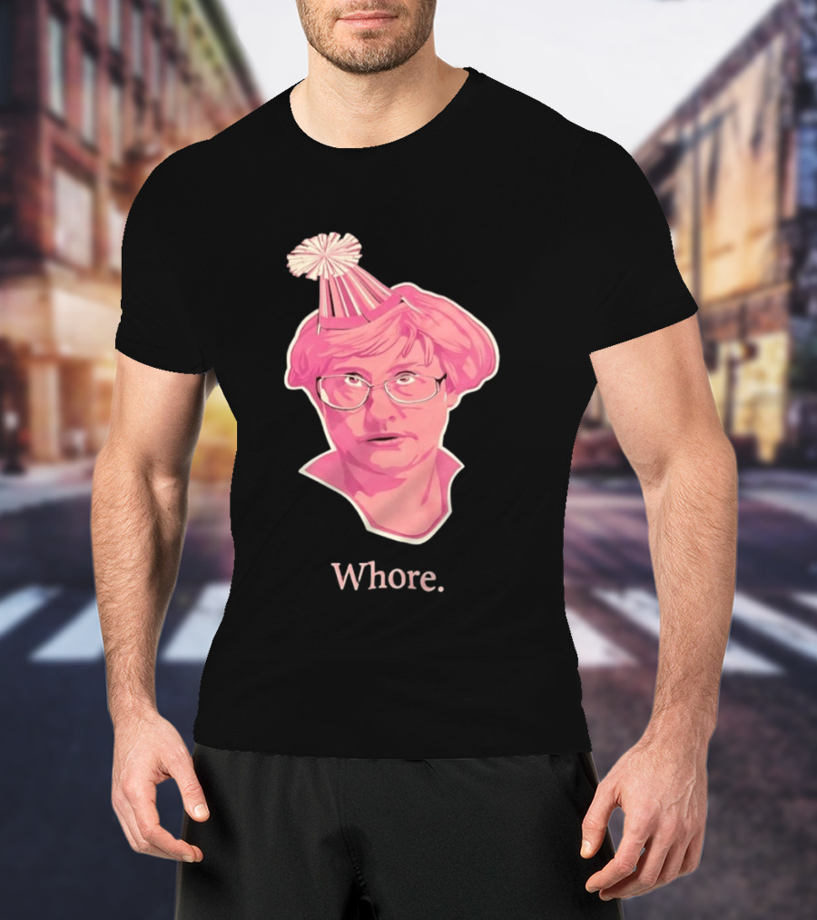 Paula Deen Party Hat Whore Meme Celebrity T-Shirt