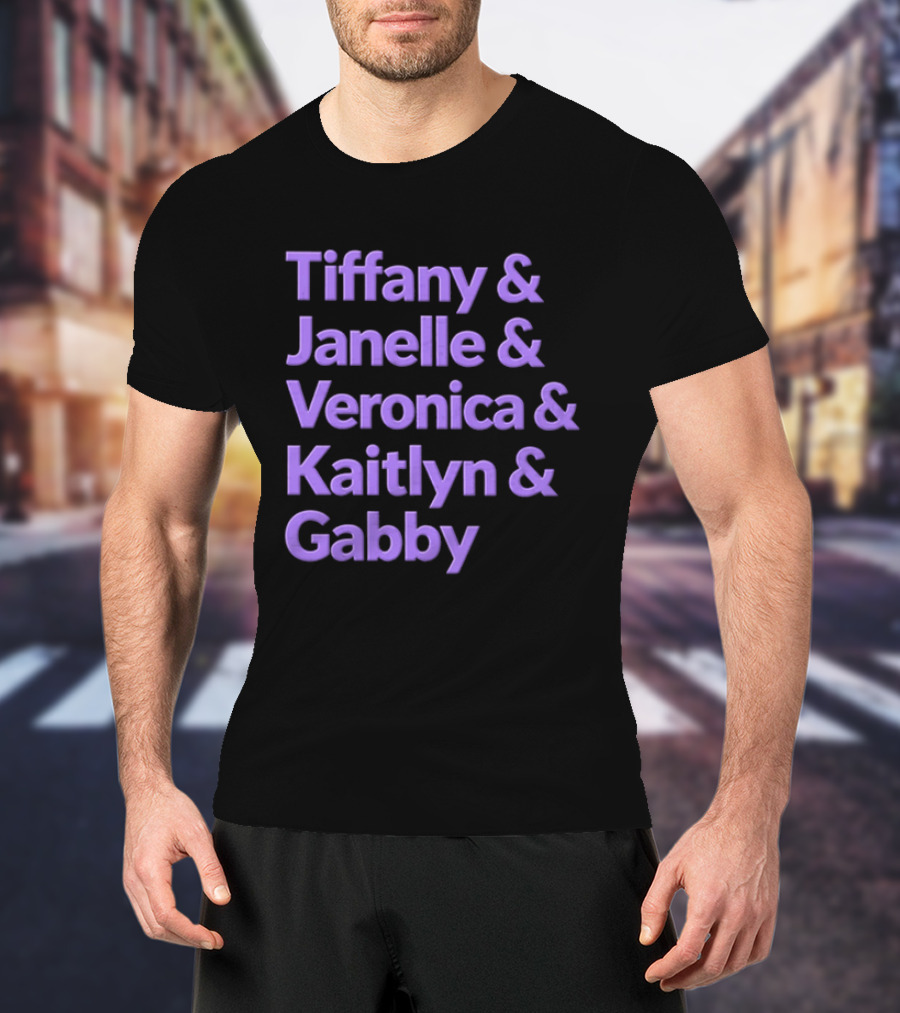 Tiffany Janelle Veronica Kaitlyn Gabby Golden State Valkyries WNBA T-Shirt