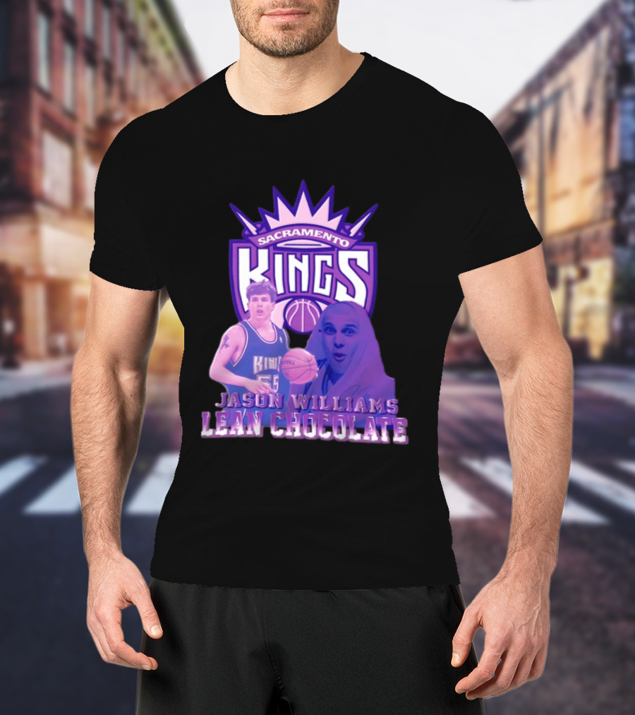 Jason Williams Sacramento Kings NBA Lean Chocolate T-Shirt