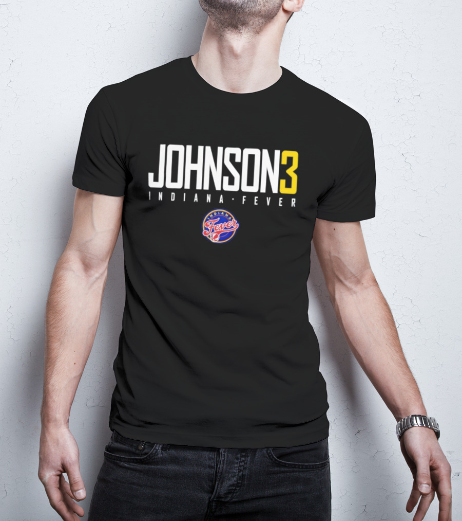 Johnson 3 Indiana Fever WNBA Basketball Team Jersey Fever T-Shirt