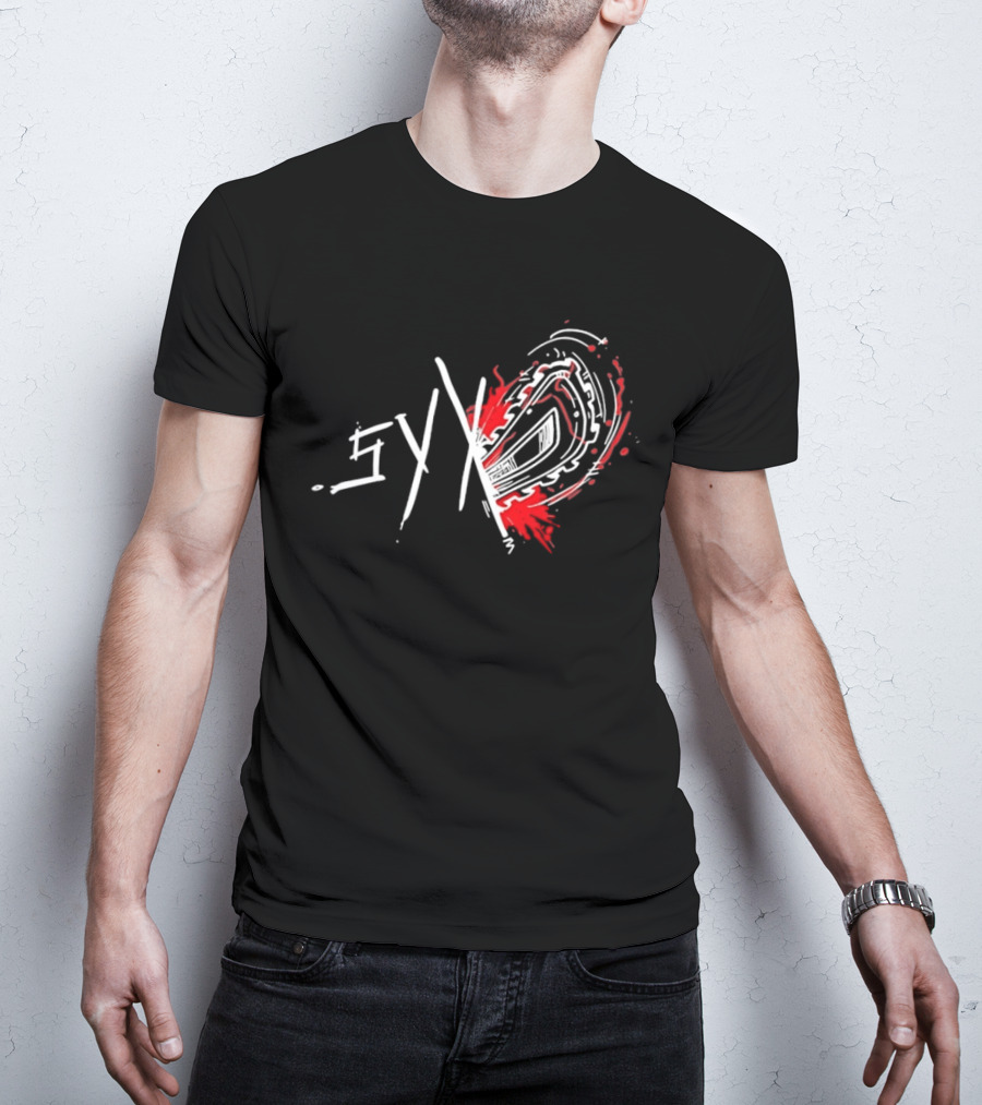 Syko Slasher Horror Chainsaw Edgy T-Shirt