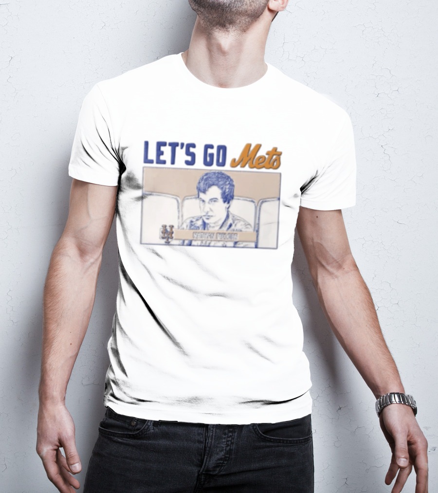 Let's Go Mets Nathan Fielder New York Mets Stadium T-Shirt