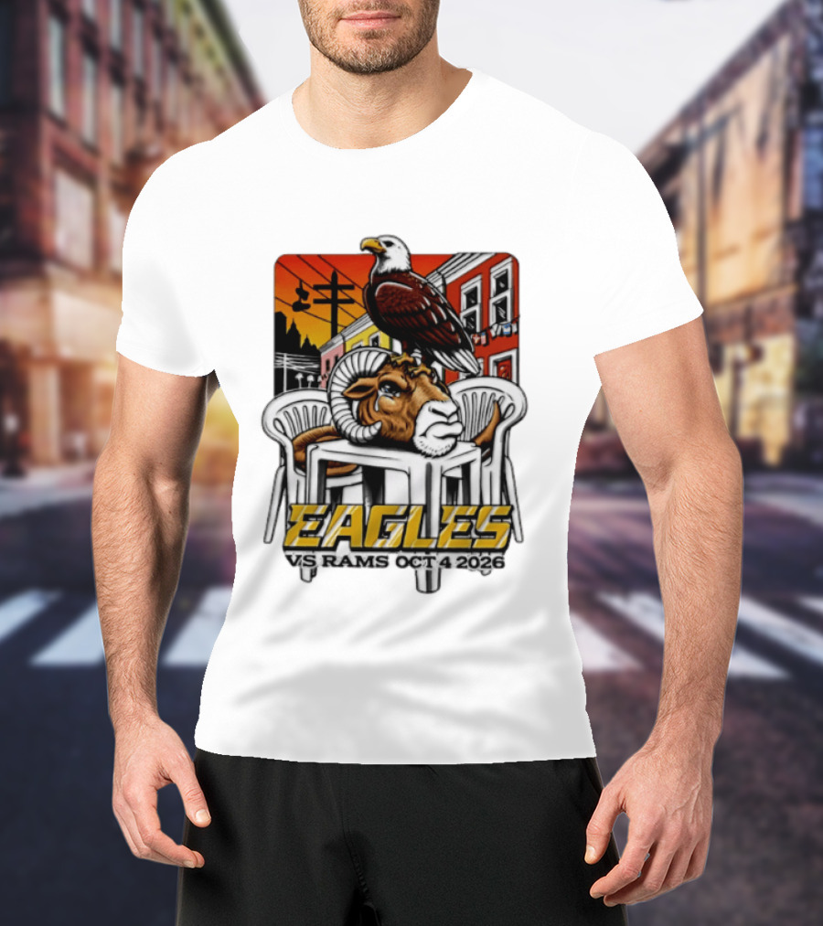 Eagles Vs Rams October 4 2026 Philadelphia Matchup T-Shirt