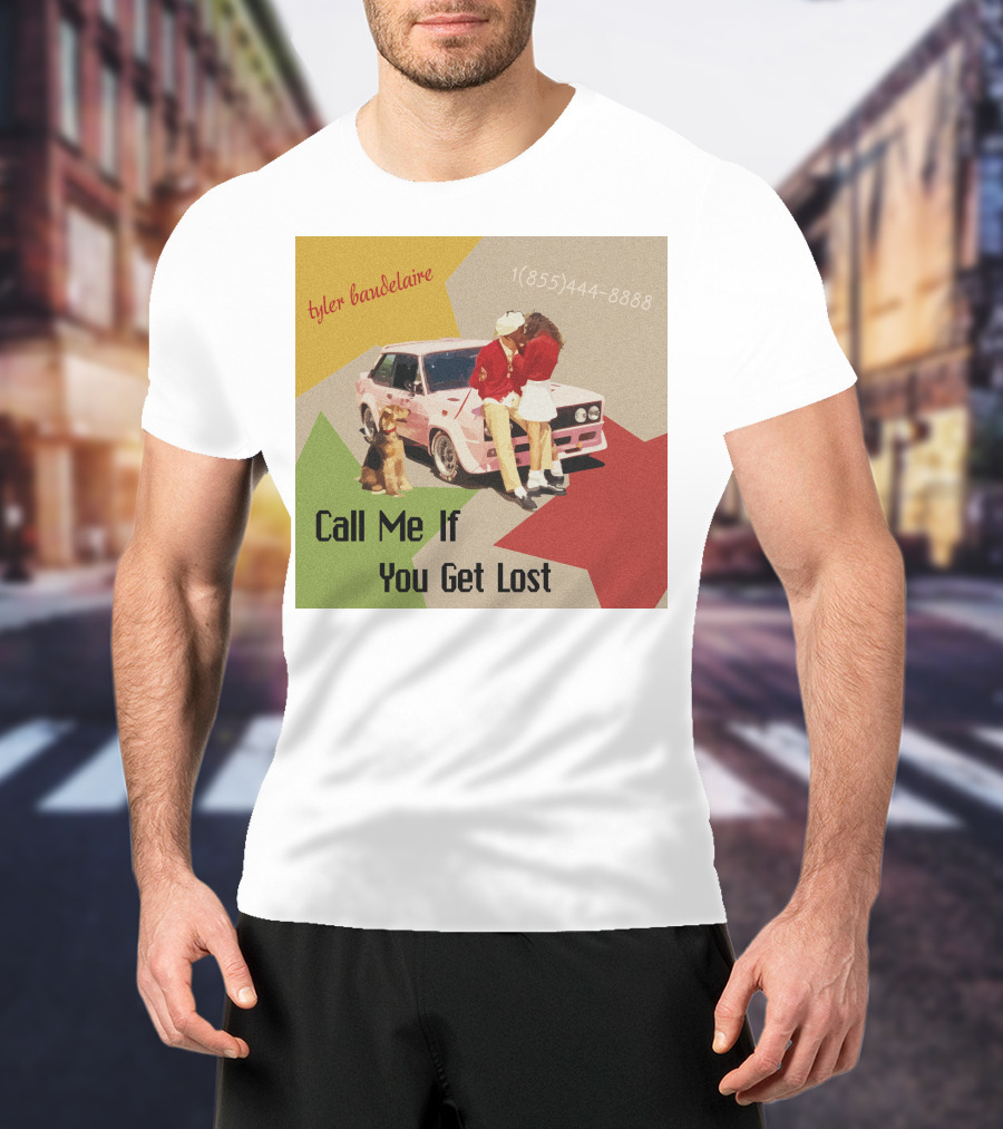 Tyler Baudelaire Call Me If You Get Lost 1(855)444-8888 T-Shirt