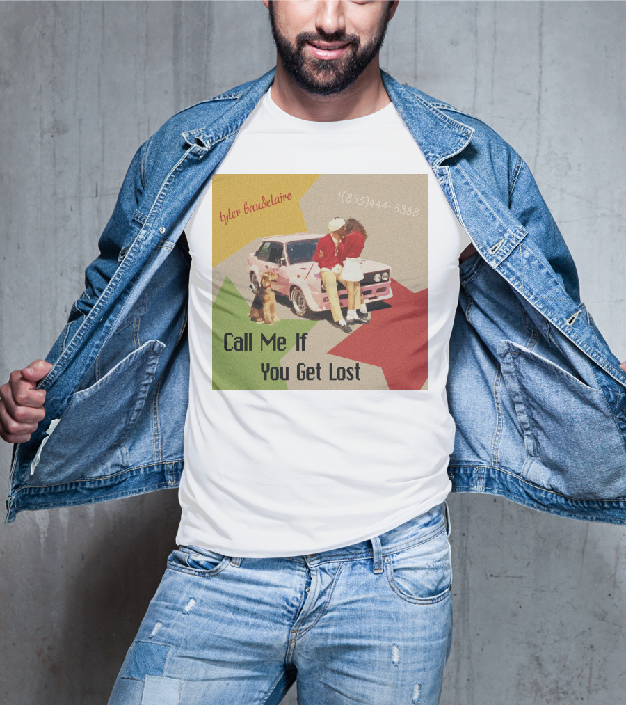 Tyler Baudelaire Call Me If You Get Lost 1(855)444-8888 T-Shirt