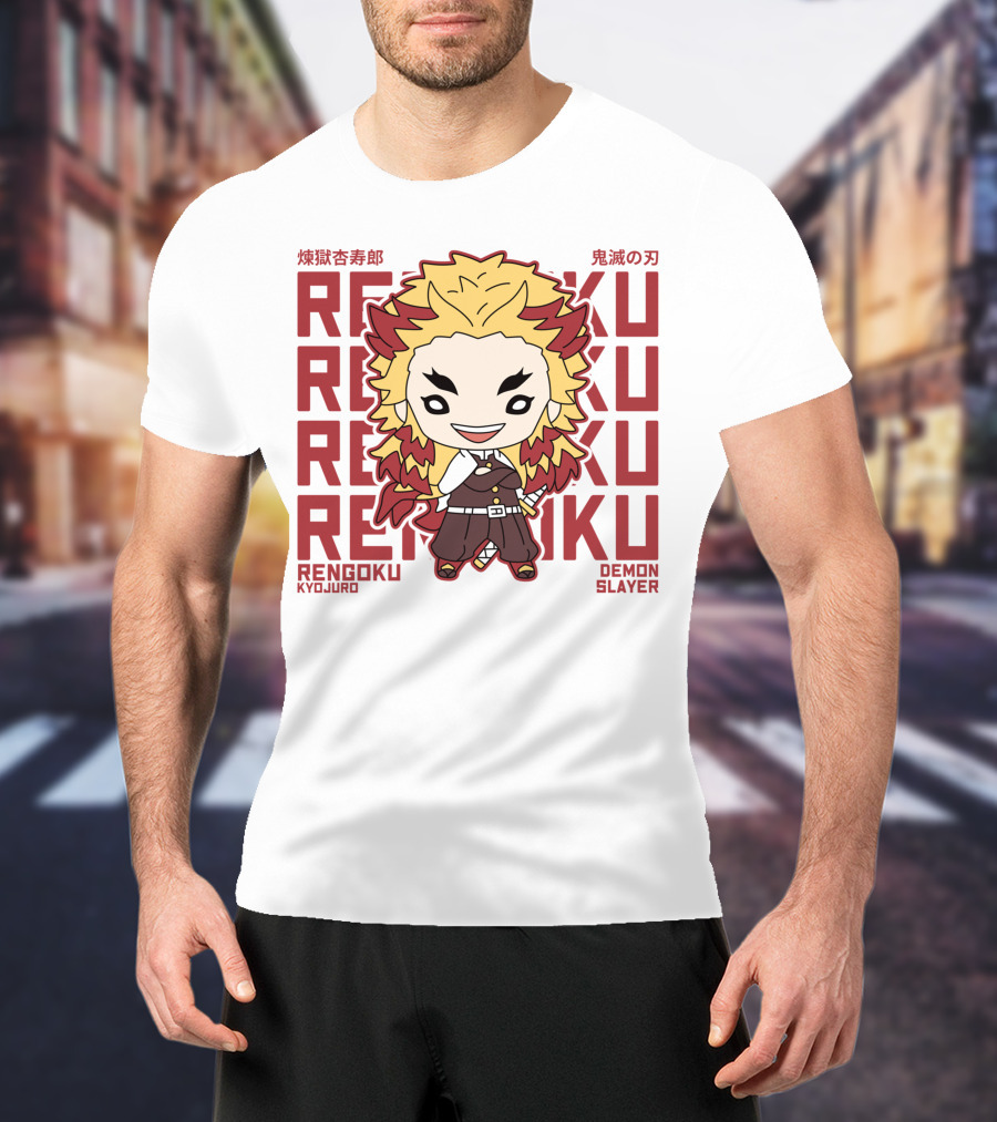 Rengoku Kyojuro Kimetsu No Yaiba Demon Slayer T-Shirt