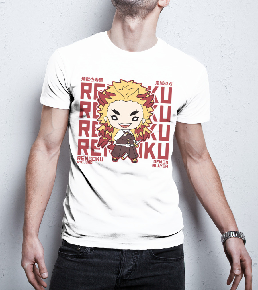 Rengoku Kyojuro Kimetsu No Yaiba Demon Slayer T-Shirt