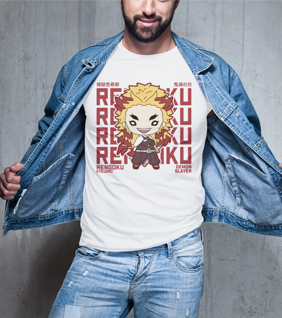 Rengoku Kyojuro Kimetsu No Yaiba Demon Slayer T-Shirt